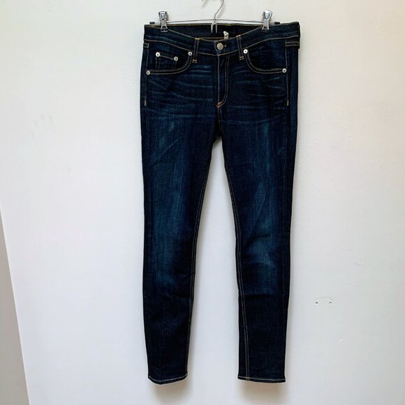 Rag and Bone Mid Rise Skinny Jean in Kensington Size 27 W1502K520 EUC - Picture 6 of 12